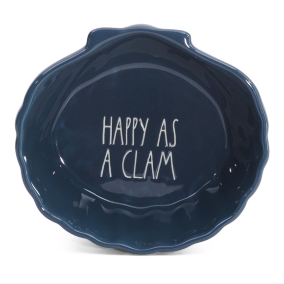 Rae Dunn Happy As A Clam Serving Bowl - Picture 2 of 3